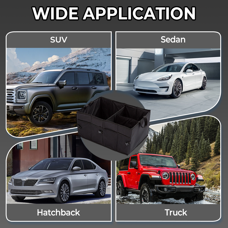 Caro Trunk Organizer | Large-Capacity, Collapsible Design for SUV 8