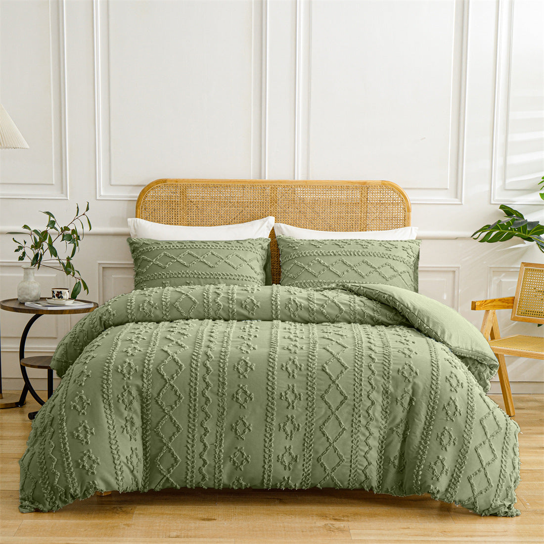 Celestial Bedding Set | Elegant Cutwork Design 15