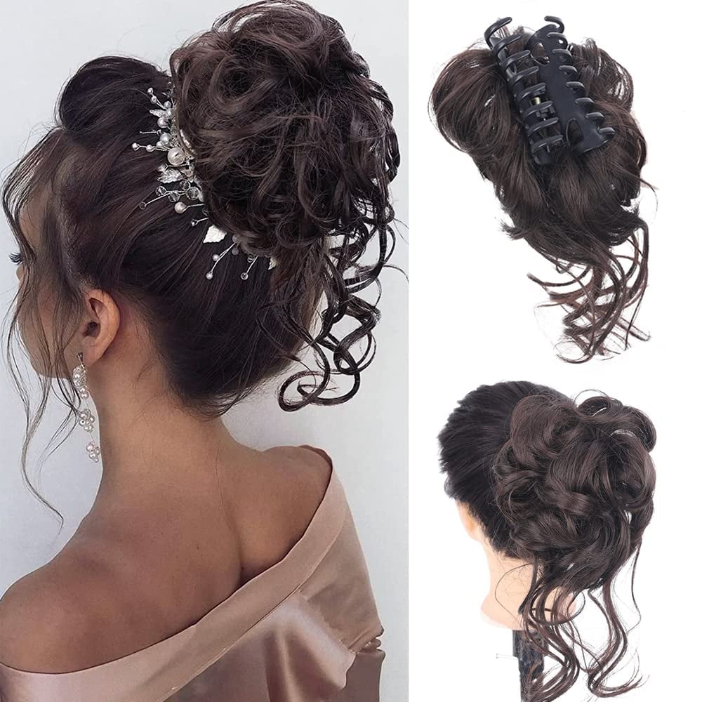Cura Bun Clip | Premium Synthetic Hair 19