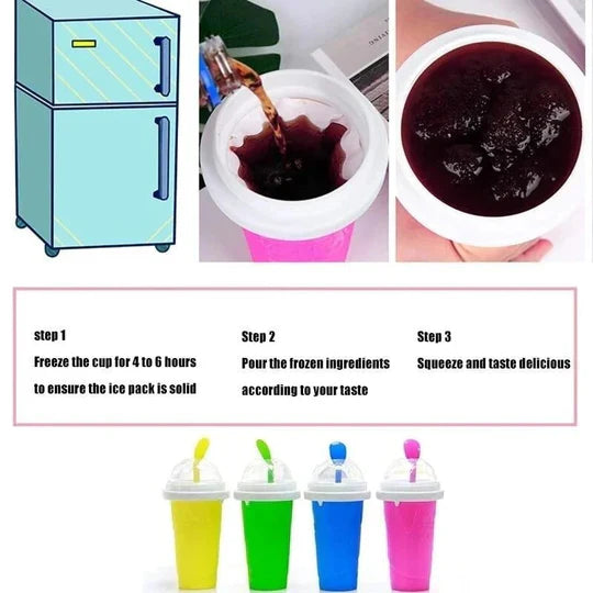Frosty Slushy Maker Cup | Quick Freeze, BPA-Free 8