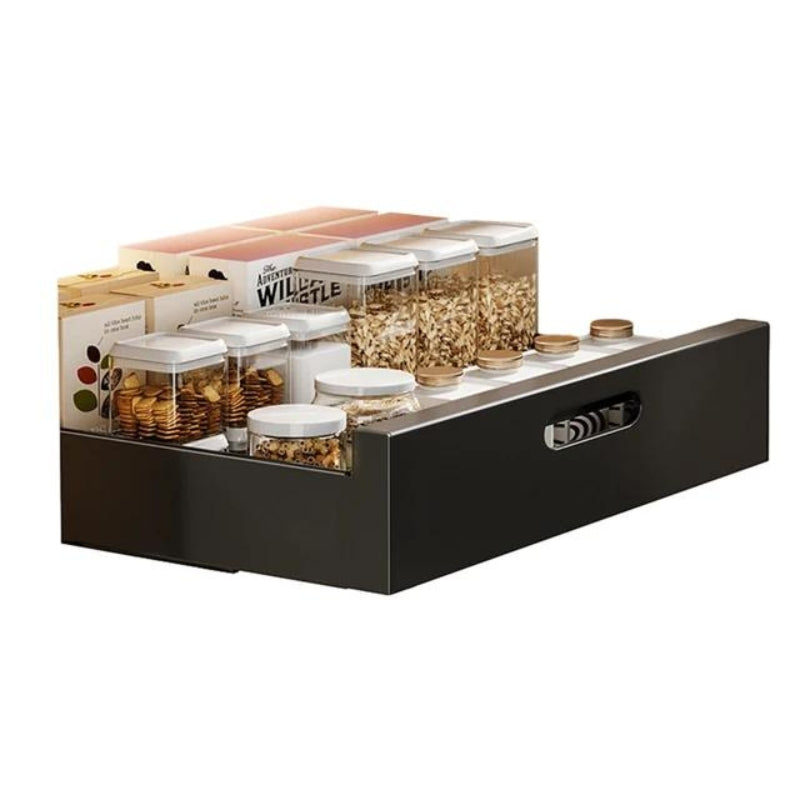 GlideNest Kitchen Drawer Organizer | Effortless Pull-Out Design, Tool-Free Installation 9