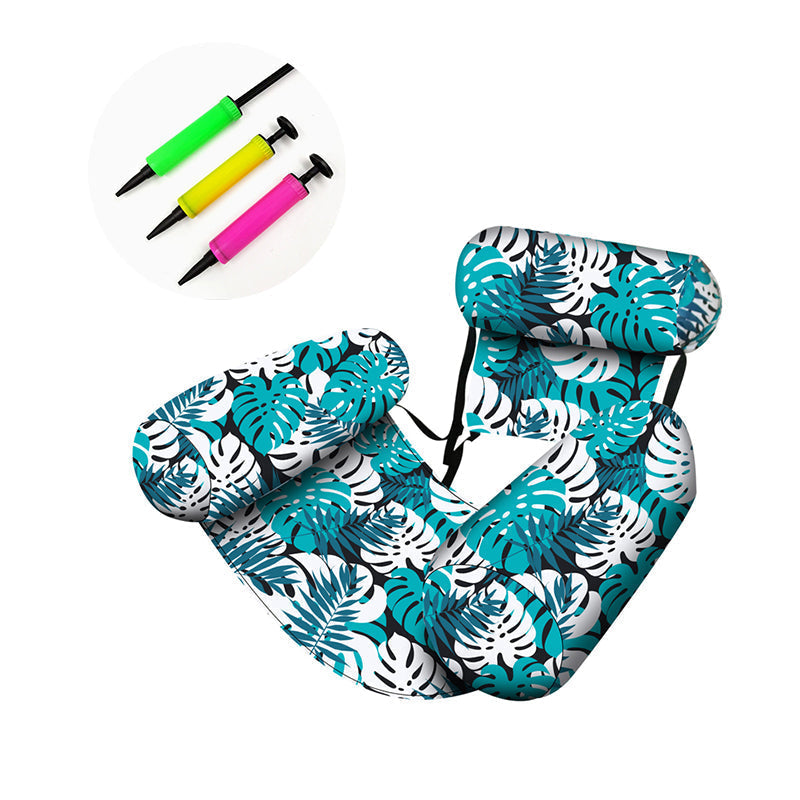 Ivy Inflatable Lounge Chair | Tropical Leaf Design, Lightweight PVC 9