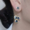 Lara Petal Earrings | Hypoallergenic Gold Plated, Zirconia Sparkle for Women 11