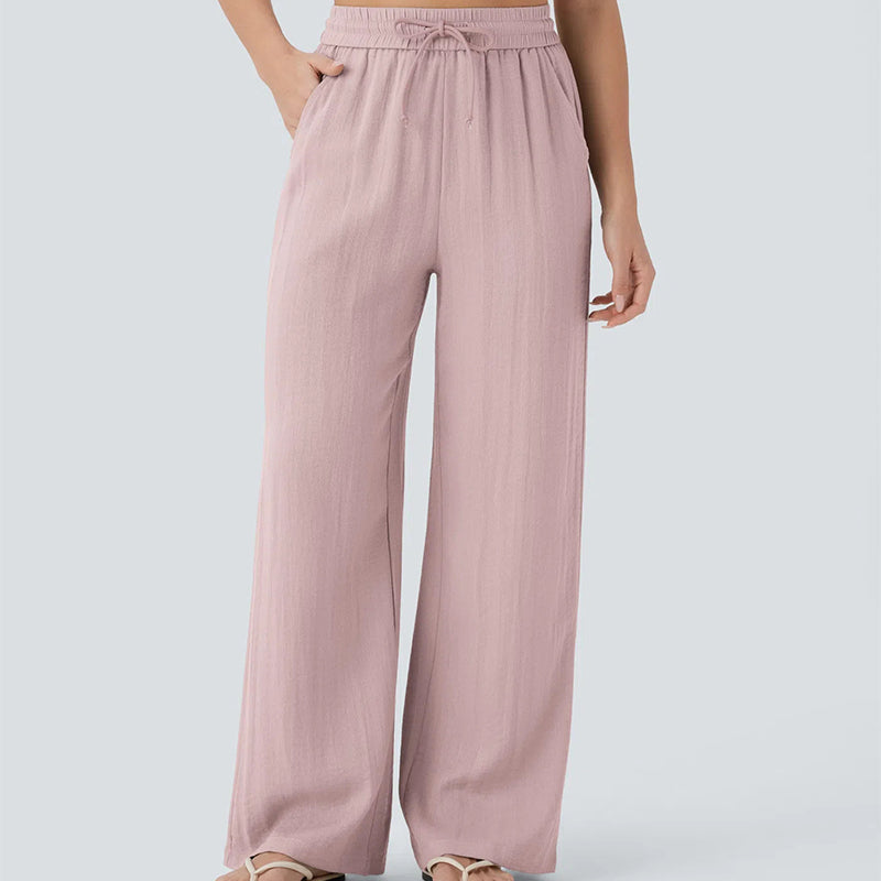 Lira Casual Pants | Lightweight Breathable, Elastic Drawstring for Women 13