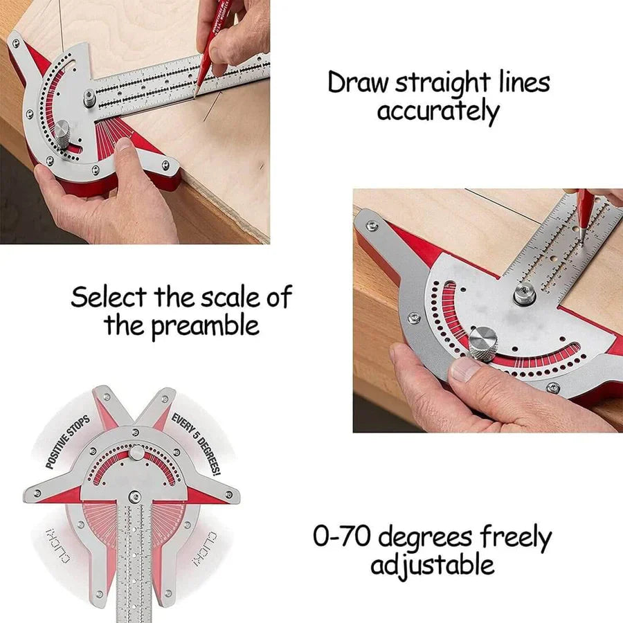 AeroCraft Precision Rule | Ultra-Accurate Measuring Tool, Flexible Adjustable Head 5