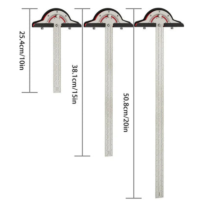 AeroCraft Precision Rule | Ultra-Accurate Measuring Tool, Flexible Adjustable Head 7