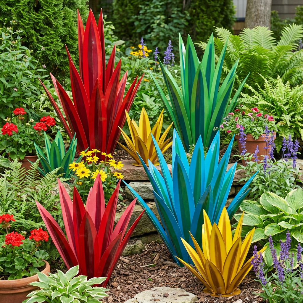 Aero Agave Garden Decor | Waterproof Solar LED Outdoor Ornament 2