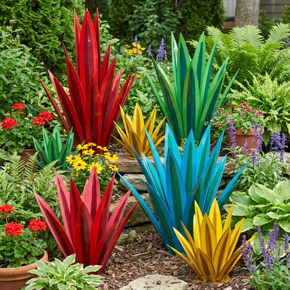 Aero Agave Garden Decor | Waterproof Solar LED Outdoor Ornament 2