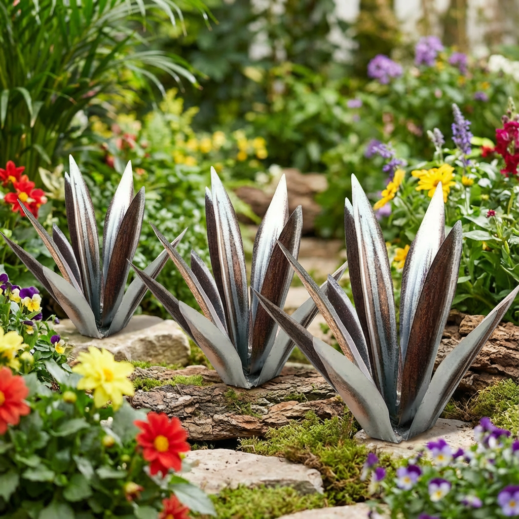 Aero Agave Garden Decor | Waterproof Solar LED Outdoor Ornament 7
