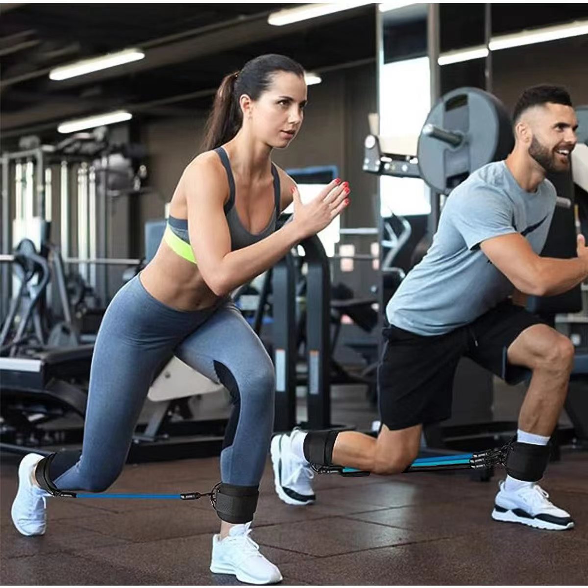 Aero Ankle Fitness Belt | Adjustable Resistance Bands Set 1