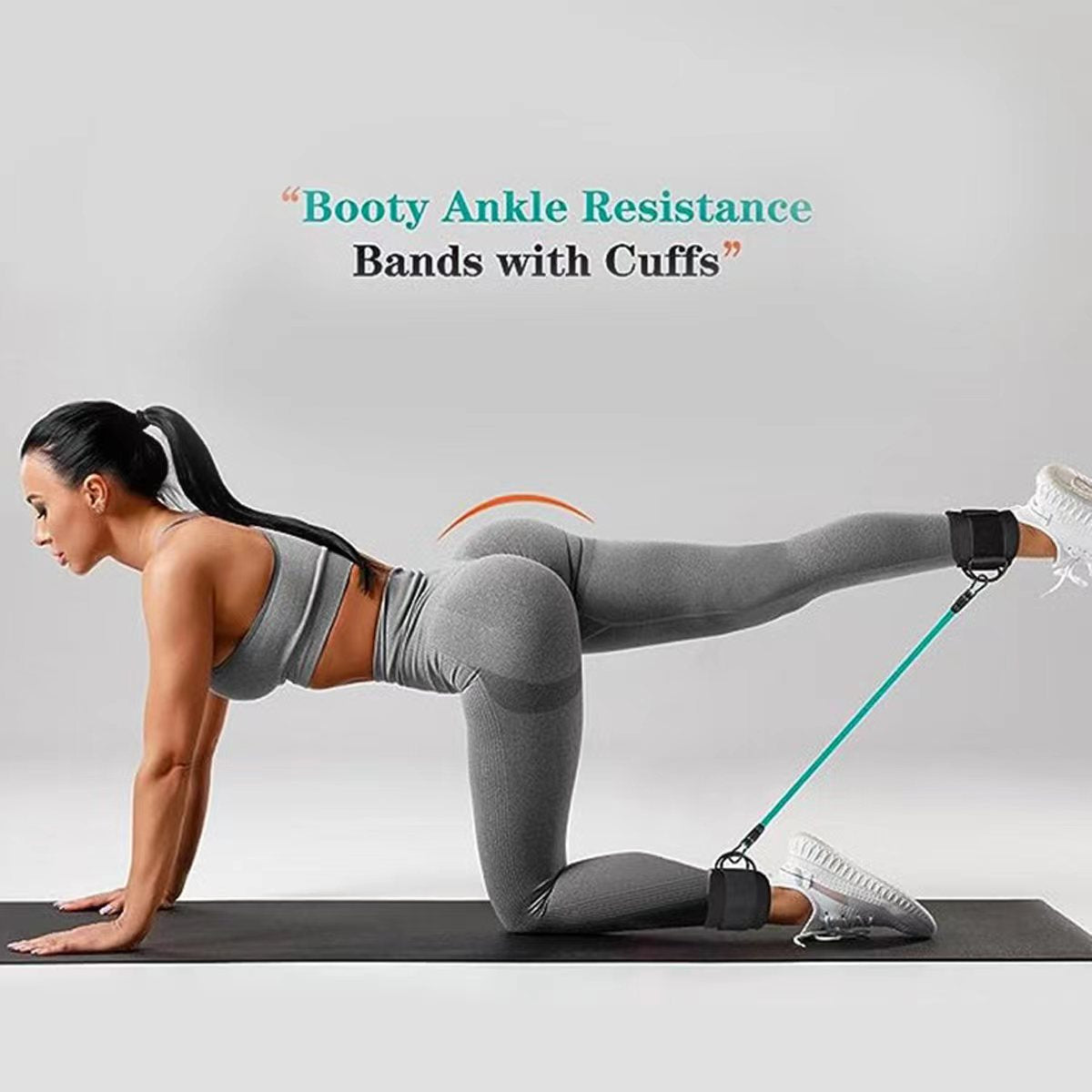 Aero Ankle Fitness Belt | Adjustable Resistance Bands Set 3