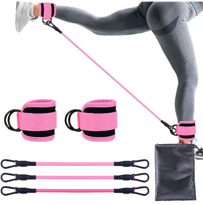 Aero Ankle Fitness Belt | Adjustable Resistance Bands Set 4