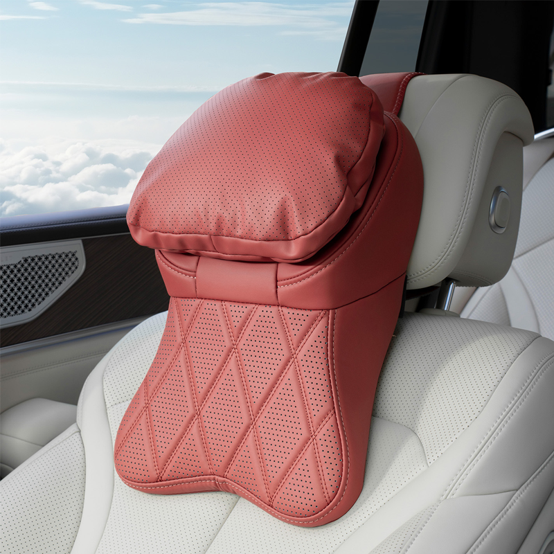 Aero Car Headrest | Ergonomic PU Leather Support 12