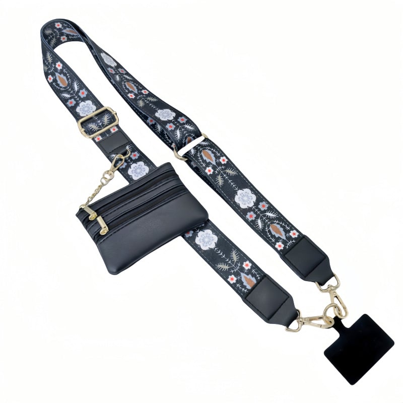 Aero Phone Lanyard | Adjustable Crossbody Strap with Mini Wallet 13