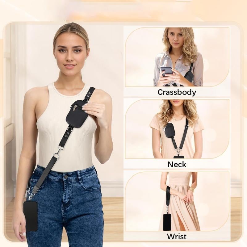Aero Phone Lanyard | Adjustable Crossbody Strap with Mini Wallet 5