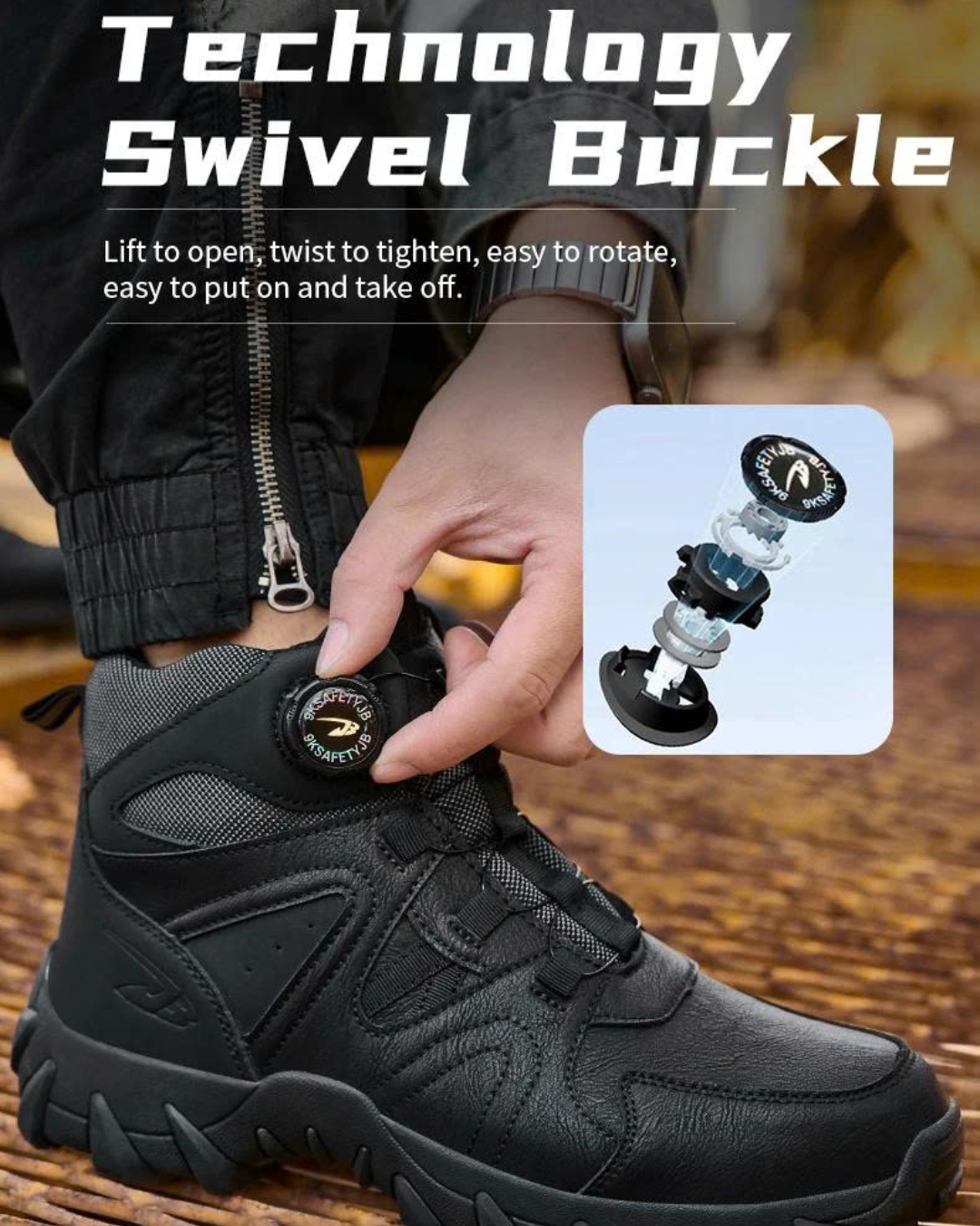 Aero Safety Boots | Steel Toe Work Boots, Waterproof, Anti-Slip 6