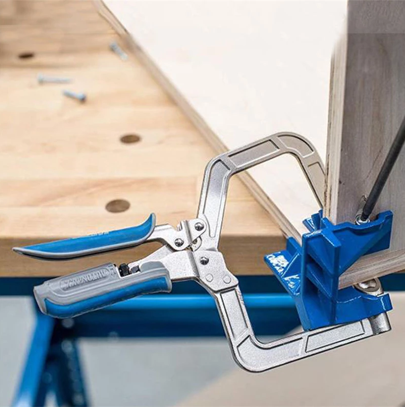 Aero Woodworking Clamp | 90° Angle, Auto-Adjust for Corners 0