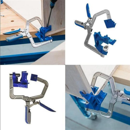 Aero Woodworking Clamp | 90° Angle, Auto-Adjust for Corners 1