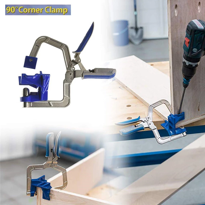 Aero Woodworking Clamp | 90° Angle, Auto-Adjust for Corners 3