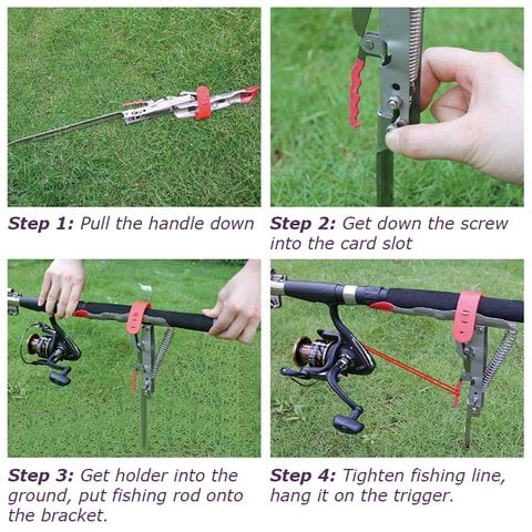 Aqua Automatic Fishing Rod Holder | High-Impact Stainless Steel, User-Friendly Design 4
