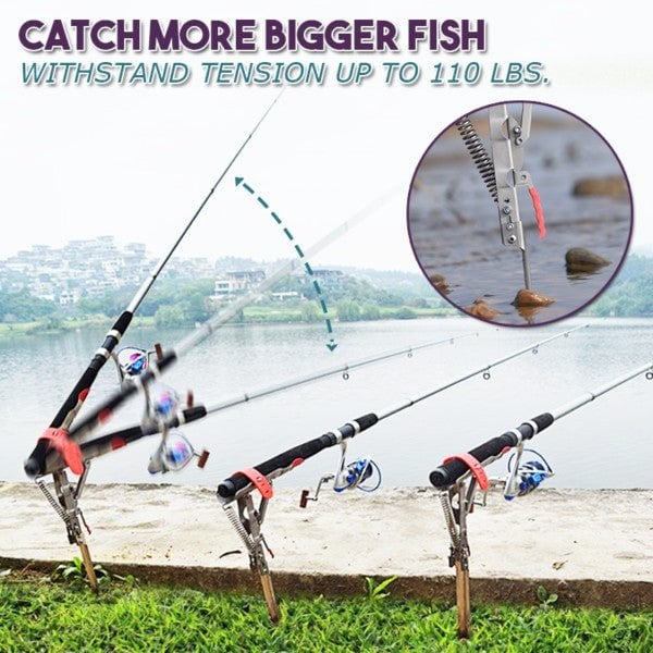Aqua Automatic Fishing Rod Holder | High-Impact Stainless Steel, User-Friendly Design 5