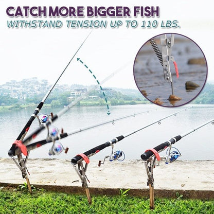 Aqua Automatic Fishing Rod Holder | High-Impact Stainless Steel, User-Friendly Design 5