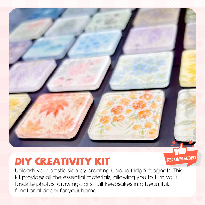 Aura Acrylic Magnet Kit | DIY Crafting, Strong Magnetic Hold 8