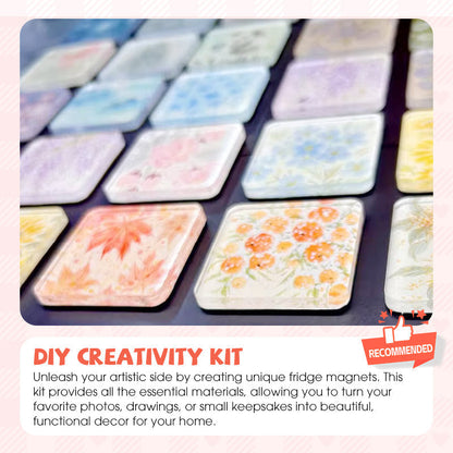 Aura Acrylic Magnet Kit | DIY Crafting, Strong Magnetic Hold 8