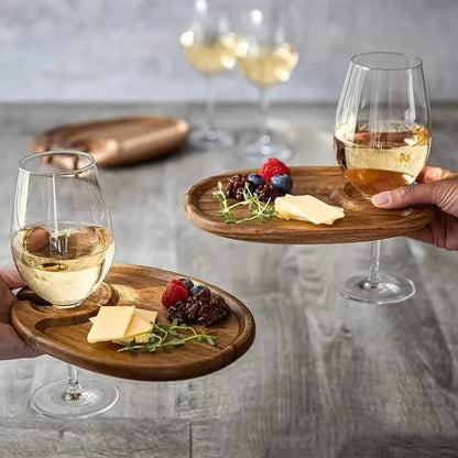 Bamboo Appetizer Plates | Elegant Wood Design 6