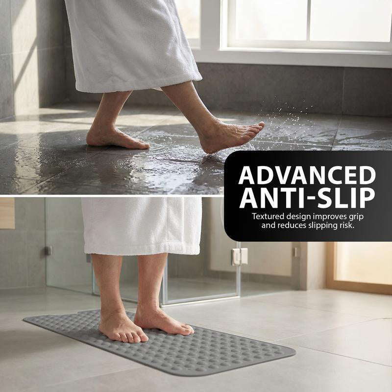 BatheSafe Non-Slip Bath Mat | Textured PVC, Suction Cups, 100 cm x 40 cm 7