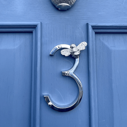 Bee House Number Sign | Elegant Weather-Resistant Design for Home Address 3