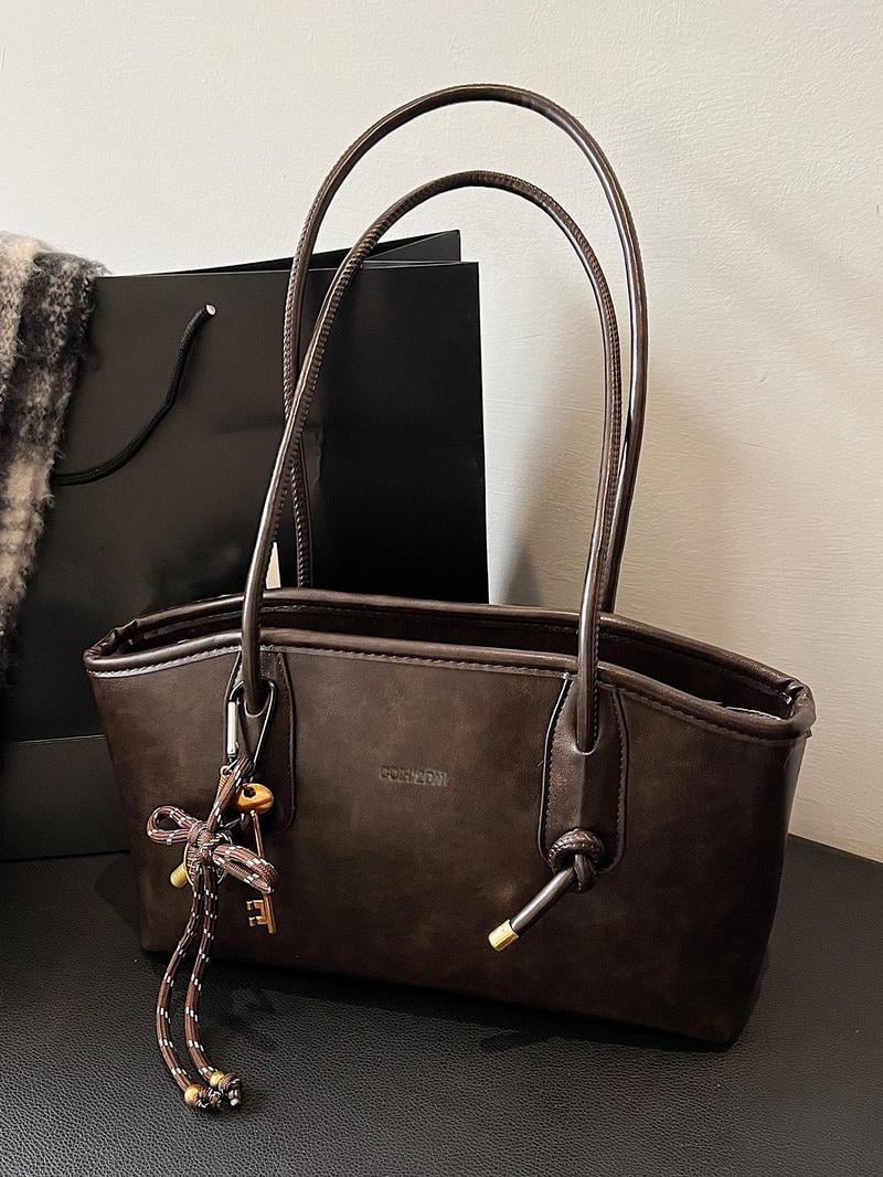 Bella Black Shoulder Bag | Large Capacity, Scratch-Resistant for Women 0