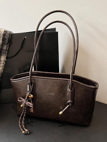 Bella Black Shoulder Bag | Large Capacity, Scratch-Resistant for Women 0