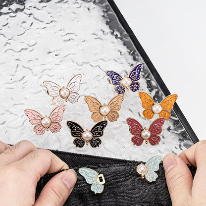 Bella Butterfly Clips | Metal Adjustable, No-Sew Design 2