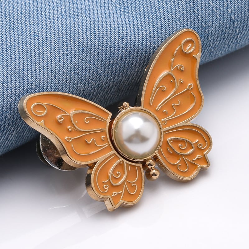 Bella Butterfly Clips | Metal Adjustable, No-Sew Design 6