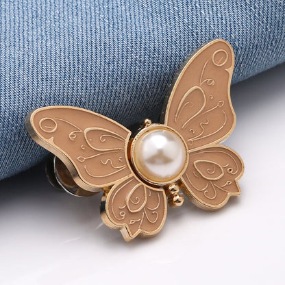 Bella Butterfly Clips | Metal Adjustable, No-Sew Design 7