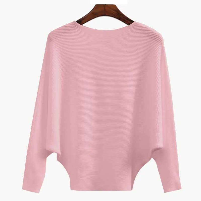 Bella Oversized Sweater | Soft Ribbed Knit, Boat Neck Design 7