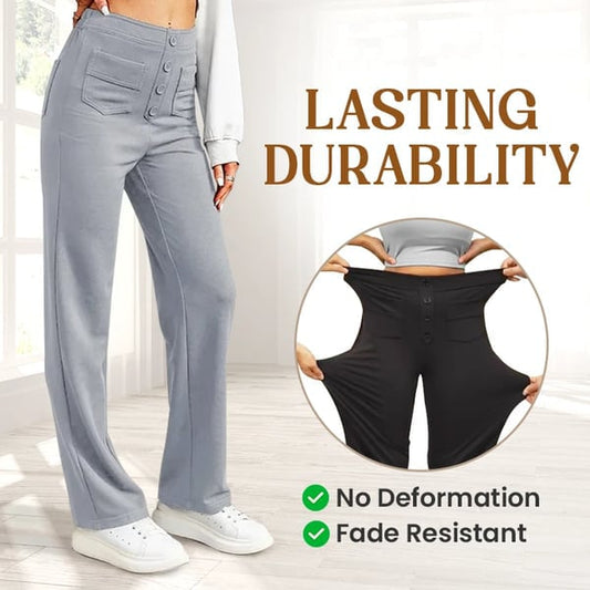 Bella Stretch Pants | High Waist, Elastic Polyester 0