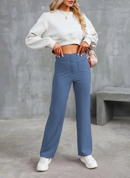 Bella Stretch Pants | High Waist, Elastic Polyester 10