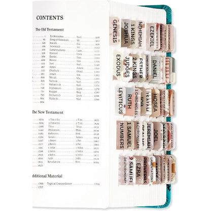Biblio Bible Tab Set | 75-Piece Laminated Bible Index Tabs, Waterproof, Easy Alignment 0