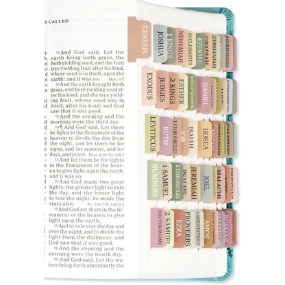 Biblio Bible Tab Set | 75-Piece Laminated Bible Index Tabs, Waterproof, Easy Alignment 8