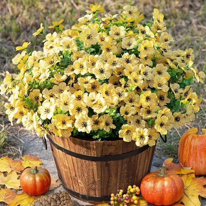 Blooming Oasis Silk Flowers | UV Resistant, Eco-Friendly Faux Blooms 11