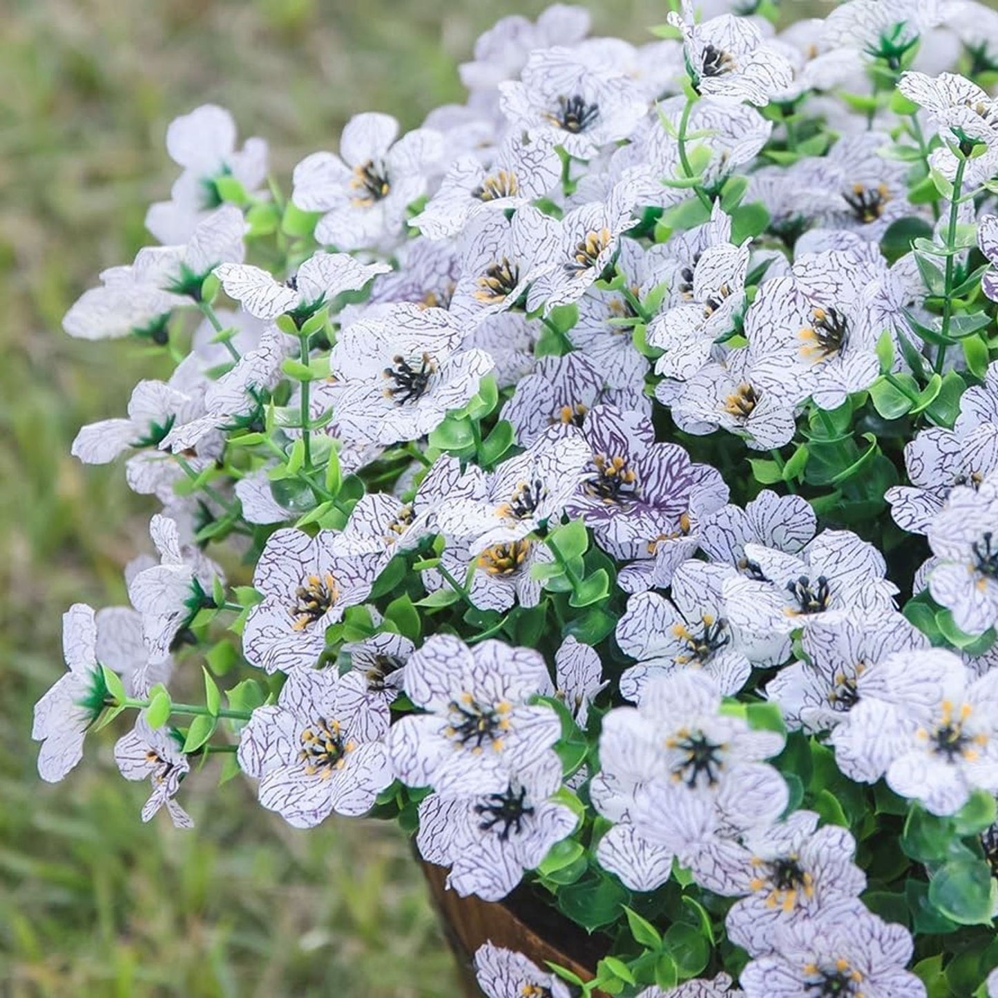 Blooming Oasis Silk Flowers | UV Resistant, Eco-Friendly Faux Blooms 12