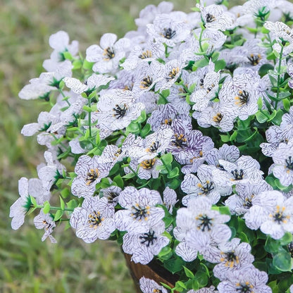 Blooming Oasis Silk Flowers | UV Resistant, Eco-Friendly Faux Blooms 12