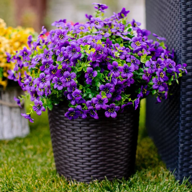 Blooming Oasis Silk Flowers | UV Resistant, Eco-Friendly Faux Blooms 13