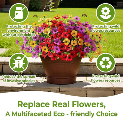 Blooming Oasis Silk Flowers | UV Resistant, Eco-Friendly Faux Blooms 3