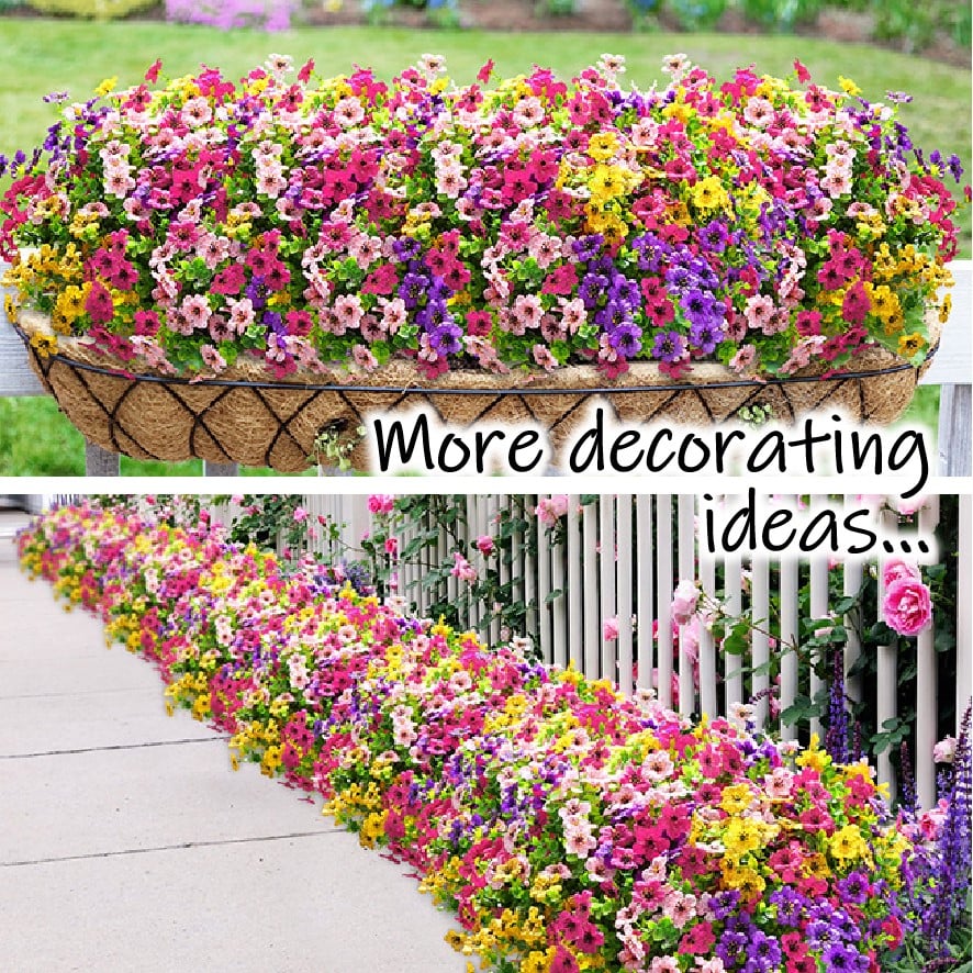 Blooming Oasis Silk Flowers | UV Resistant, Eco-Friendly Faux Blooms 6