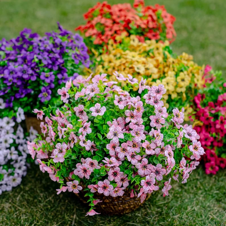 Blooming Oasis Silk Flowers | UV Resistant, Eco-Friendly Faux Blooms 8