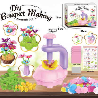 BlossomCraft Flower Maker Kit | All-in-One DIY Craft for Kids 1