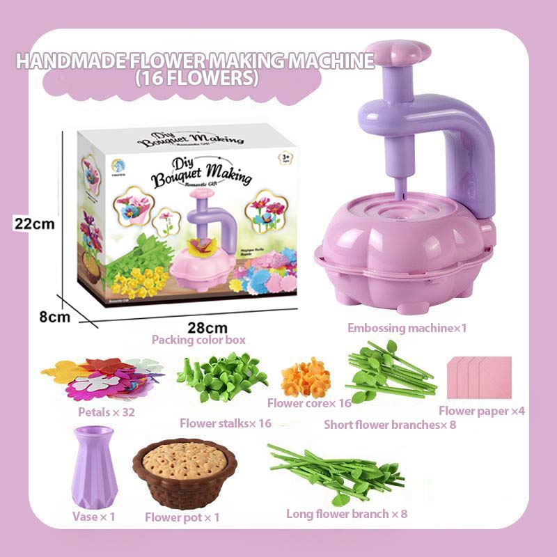 BlossomCraft Flower Maker Kit | All-in-One DIY Craft for Kids 2